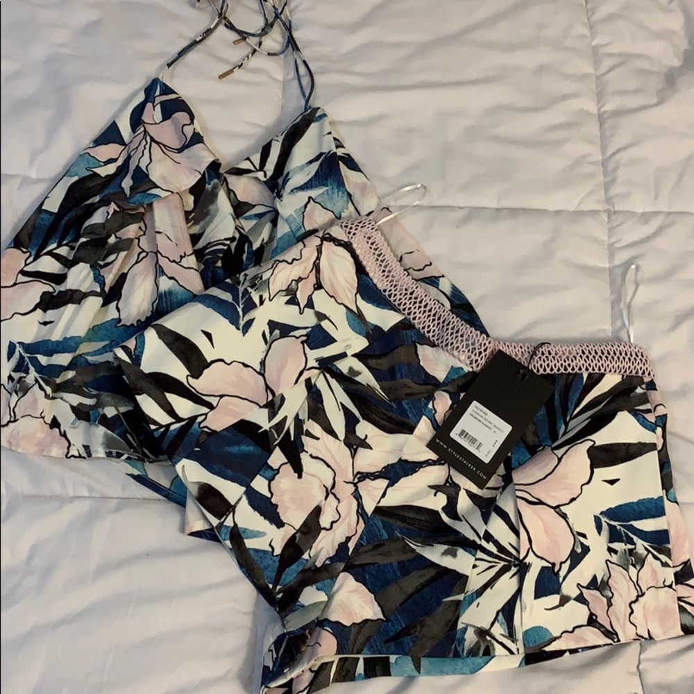 STYLESTALKER Hawaiian Sunset Two-Piece Set